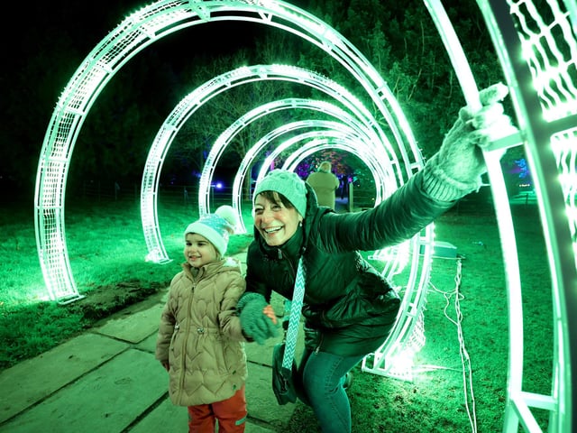 Having great fun on the light trail
