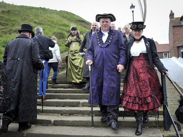 Whitby Goth Weekend was another big crowd-puller in April 2014.Photo by Andrew Higgins.