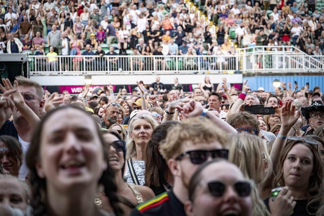 Fans enjoying the performance!