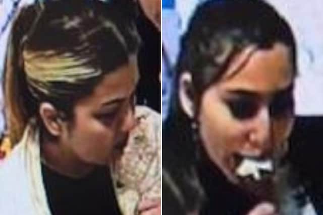 Police are asking for anyone who recognises the women in the image to get in touch