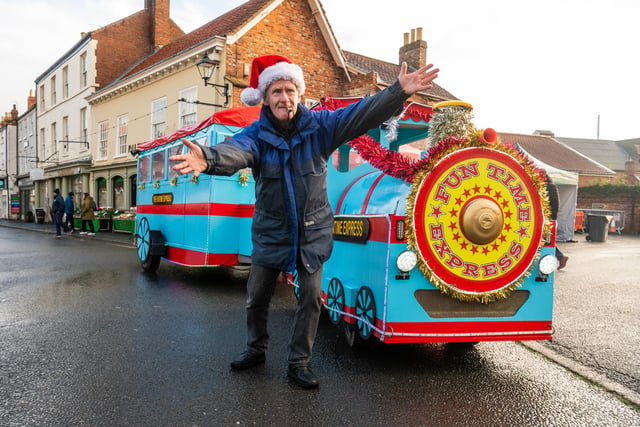 Neil Maiden, driver of The Fun Time Express.
picture: James Hardisty