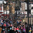 The runners head back to the finish line at The Spa. Photo by Richard Ponter