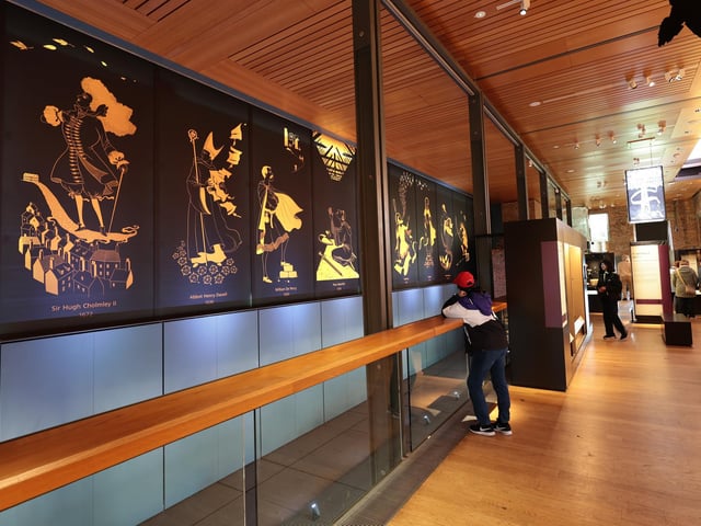People looking around the Whitby Abbey visitor centre.picture: Richard Ponter