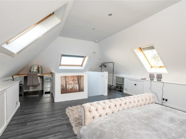 More flexible space in this upper floor room.