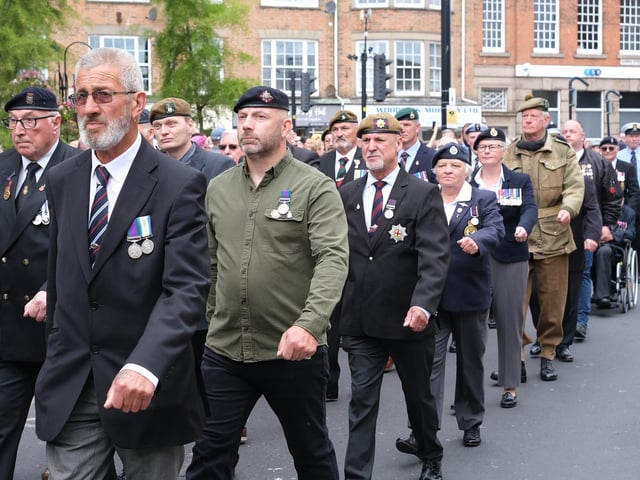 Everyone in uniform.