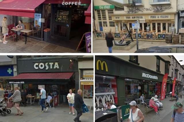 Businesses in Scarborough and Whitby that have reapplied for pavement licences. Image: Google Maps