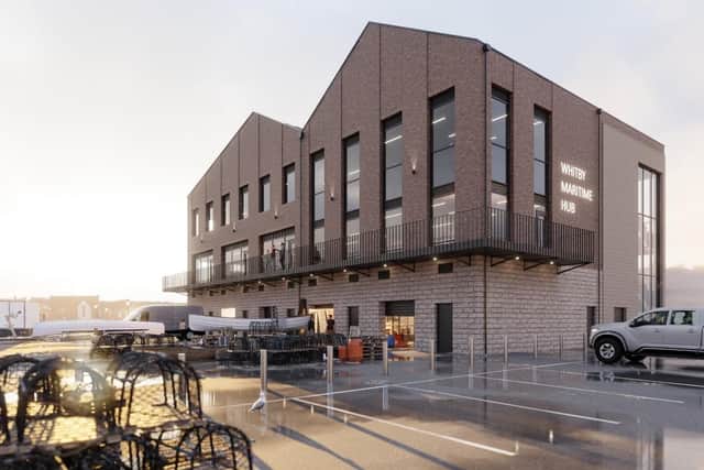 How the Whitby Maritime Hub would look.