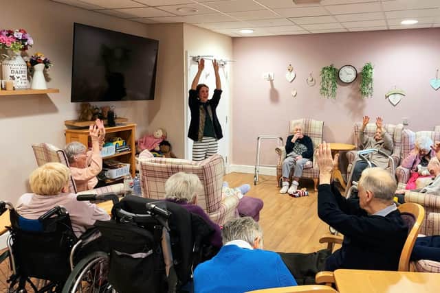 The workshops are being enjoyed by care homes across East Yorkshire.