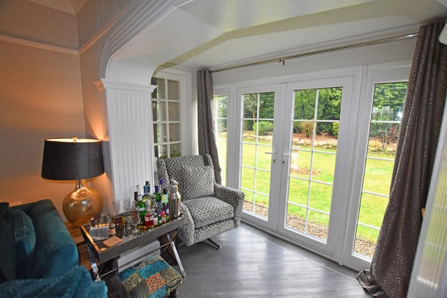 French doors lead out to the rear garden from the lounge.