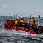 The Bridlington inshore Lifeboat had to launch during the stations popular Open Day. Photo: RNLI/Mike Milner