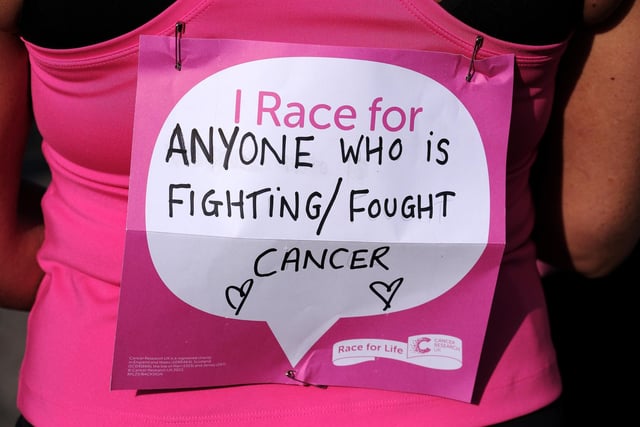 Race for Life is a charity event raising money for Cancer Research UK.