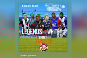 Whitby Town are taking on Inter Legends.