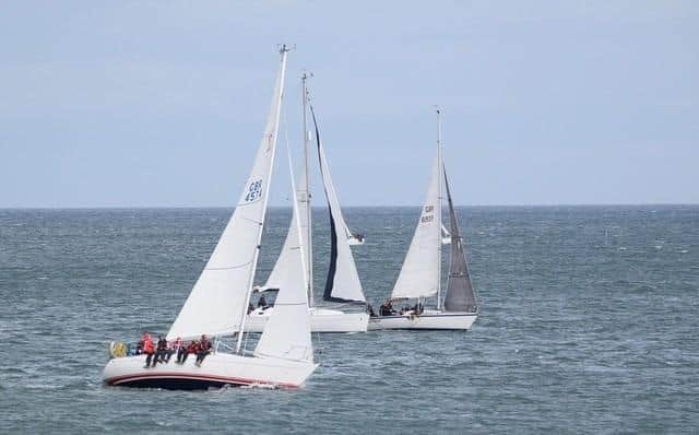 Action from this year's Scarborough Yacht Club Regatta. Photo by Fred Tiles Photography