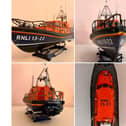 1:72 replica of Bridlington Lifeboat 13-22 ‘Antony Patrick Jones’ -  Image and model credit: RNLI/Mike Milner