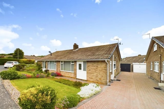 This two bedroom and one bathroom semi-detached bungalow is for sale with Hunters with a guide price of £155,000.