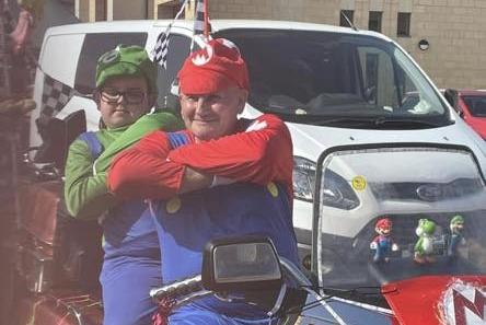 Scarborough's Honda Goldwing Light Display came to town over the weekend.