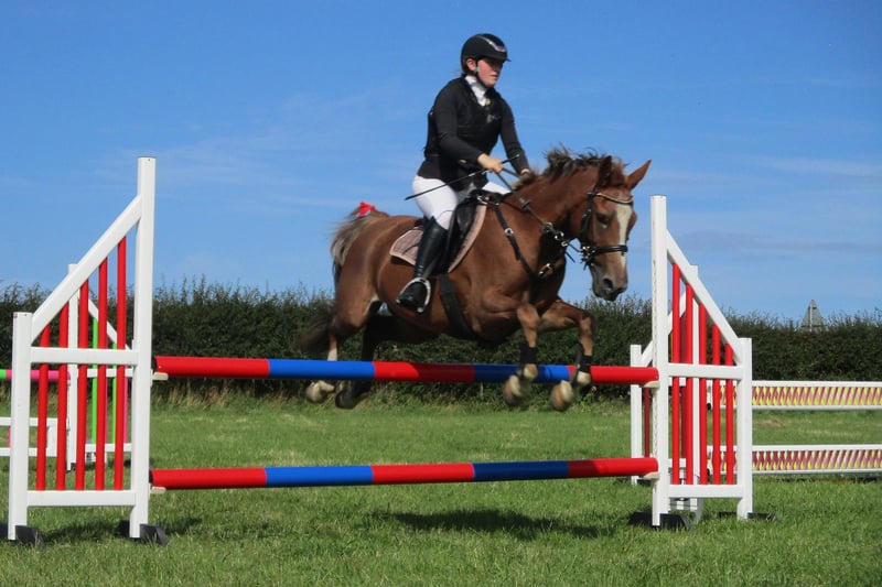 Show jumping at Barnby Show, by Jane Ellis.