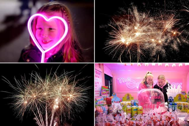 Here are some pictures from Scarborough's official firework display for Bonfire Night 2023!