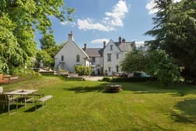 The attractive property and gardens is currently for sale at £1,195,000.