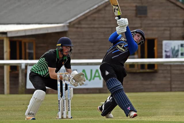 Jack Redshaw hits out for Scarborough CC.