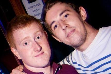 Tom and Neil in the George.