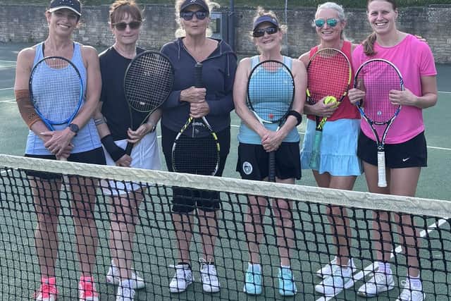Scalby Tennis Club's Ladies A team lost 7-2 to a very strong Market Weighton team.