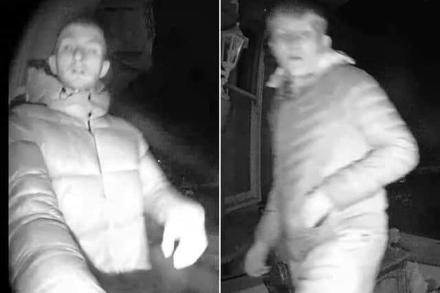 North Yorkshire Police has released two images of people they would like to speak to in connection with the incident