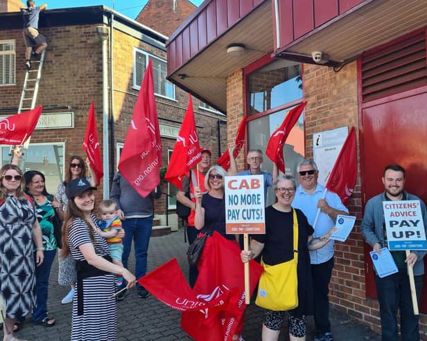 Citizens Advice workers in Bridlington went on strike on Tuesday (September 5).