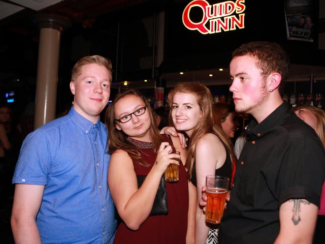 Chris, Rebekkah, Georgiana and Dan in Quids Inn