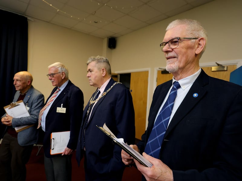 Judging the entries