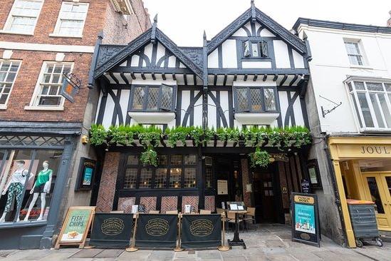 The Punch Bowl on Blossom Street in York has a 4.1 star rating according to 3,820 reviews on Google