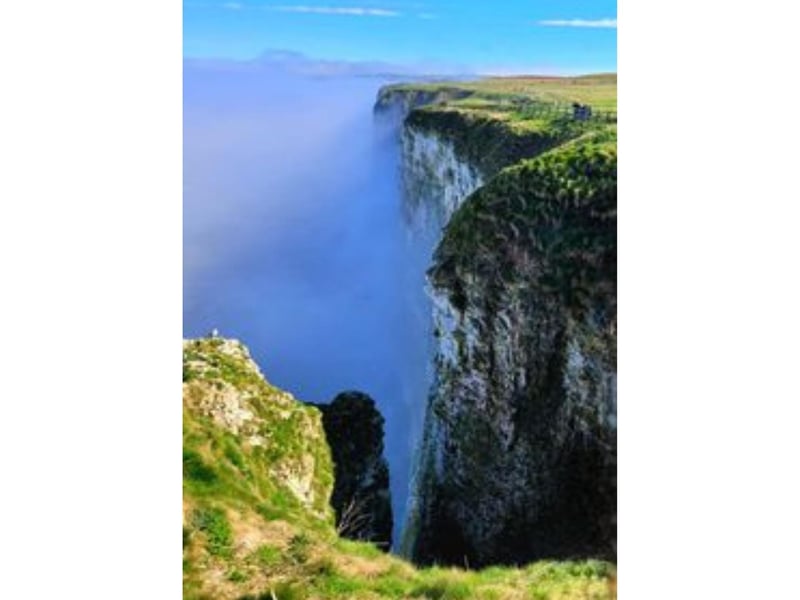 The rolling sea fret at Bempton Cliffs make a beautiful photo.