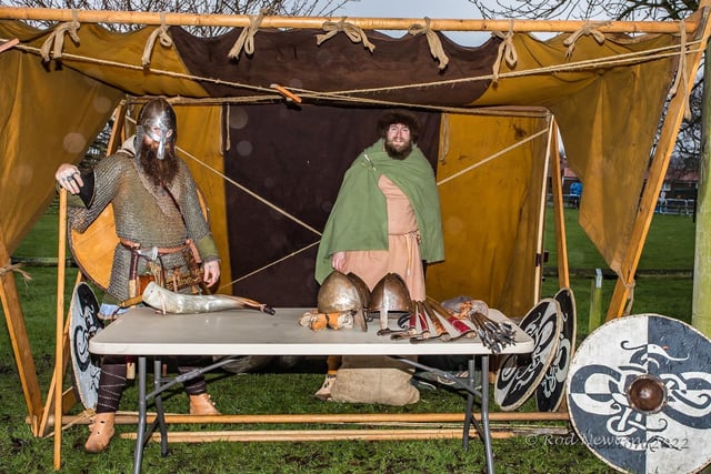 The Vikings were getting prepared for the big night.