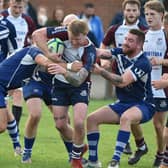 Joel Little in action for Scarborough RUFC earlier this season