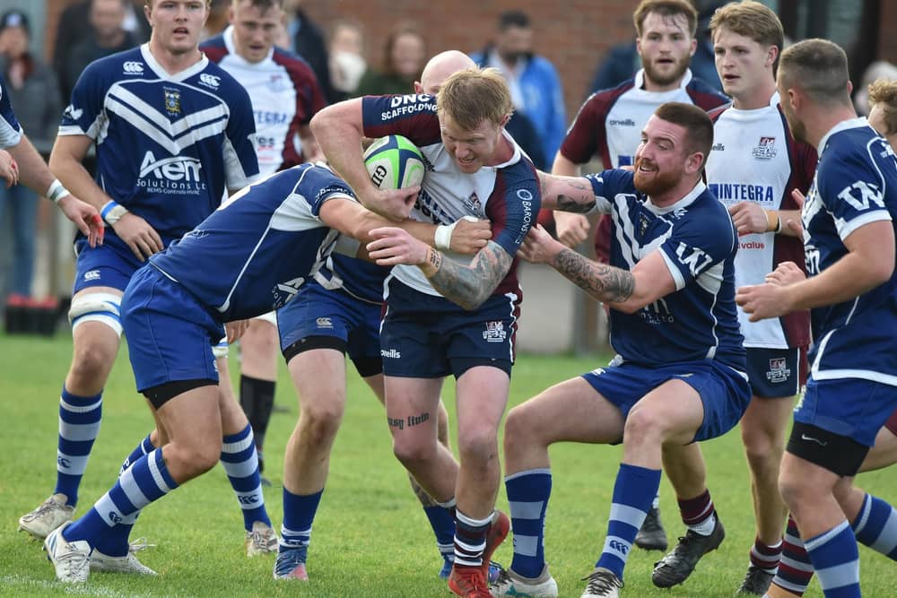 Joel Little in action for Scarborough RUFC earlier this season