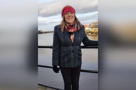 Annette Hudspeth in Whitby.