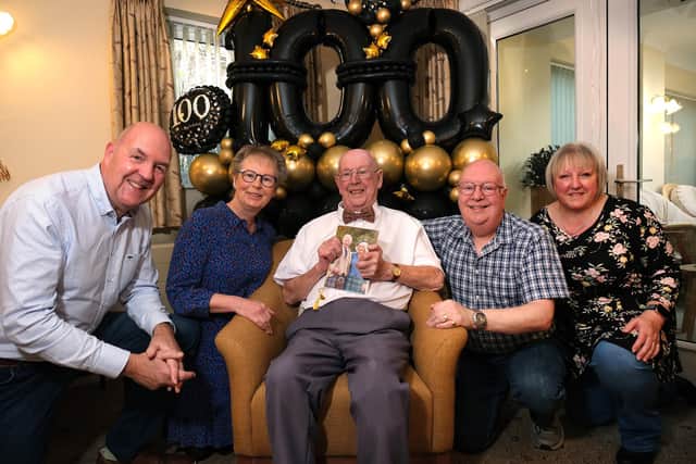 Family and friends gathered at Montrosa to celebrate the 100th birthday of Bill Simmonds