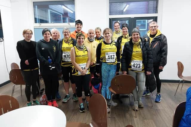 The Bridlington Road Runners members who took part in the Ferriby 10 last weekend.