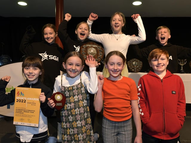 Winners Scarborough Gymnastics Academy primary gym team