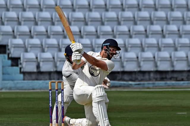 Matty Turnbull treated the crowd to a glorious century as Scarborough sealed a big win.