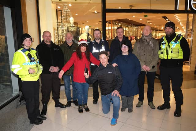 Scarborough Anti Theft Group - Beth Gordon, James Jones, Rick Foster, Charter Mayor Janet Jefferson, Chris Golder , Tony Martin, Peter Bleach, Abbey Parker, Paul Andrews and Ian Fewster
