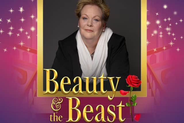 Anne Hegerty stars in Beauty and the Beast - this year's pantomime at Scarborough Spa