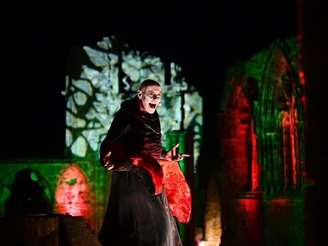 Dracula arrives. Picture: Richard Ponter