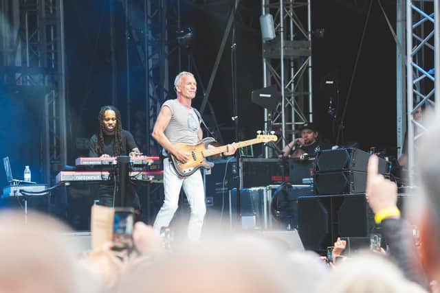 Check out our images from Sting's gig at the Open Air Theatre below!