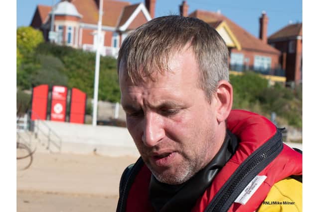 Daryl Ashby has gone through some intense training at the RNLI, but loves all the friends he has made in the process.  Credit: Mike Milner/RNLI