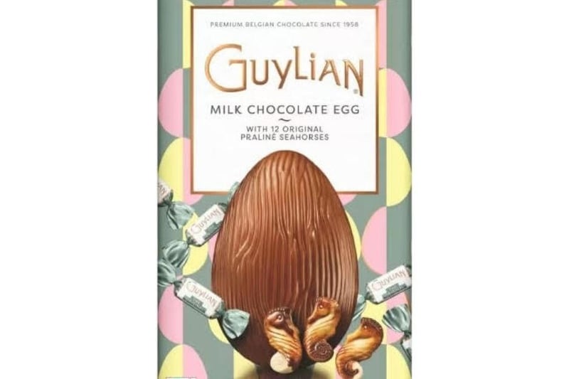 Amazon – www.amazon.co.uk Guylian Milk Chocolate Easter Egg, Currently priced at £15