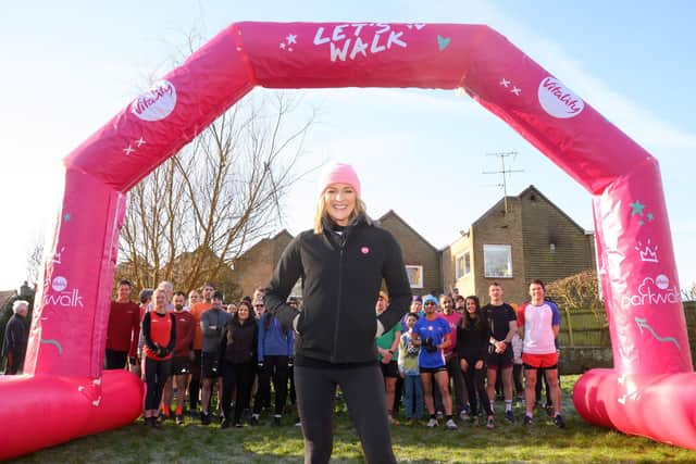 Gabby Logan is backing ‘Talk in the Park’, a Vitality and parkrun initiative.