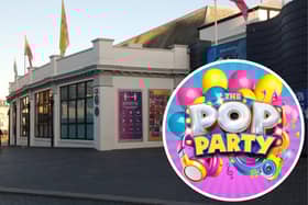 Pop Party will be at Bridlington Spa on Wednesday, August 14.