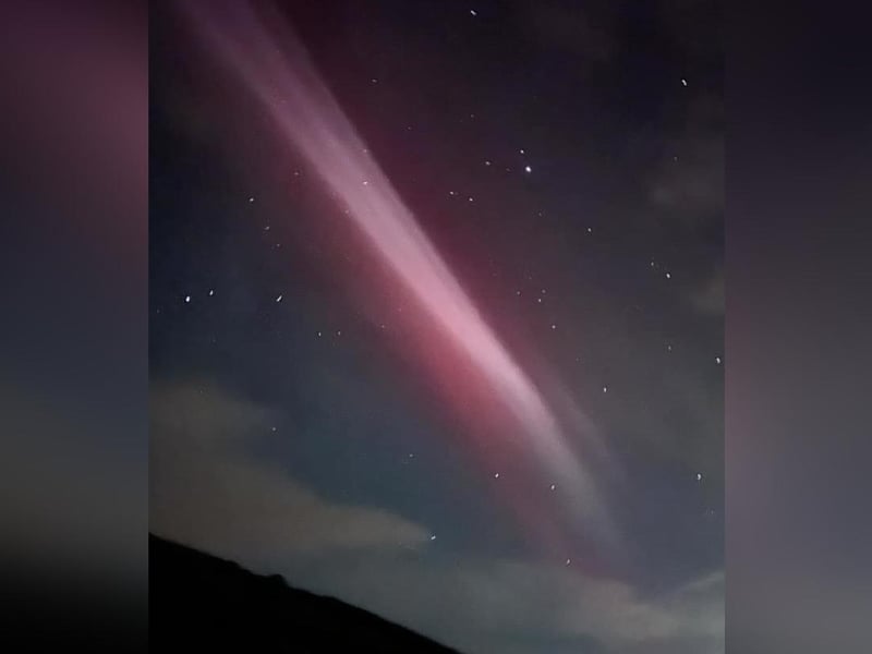 Aurora over Whitby, by Jo Nock.