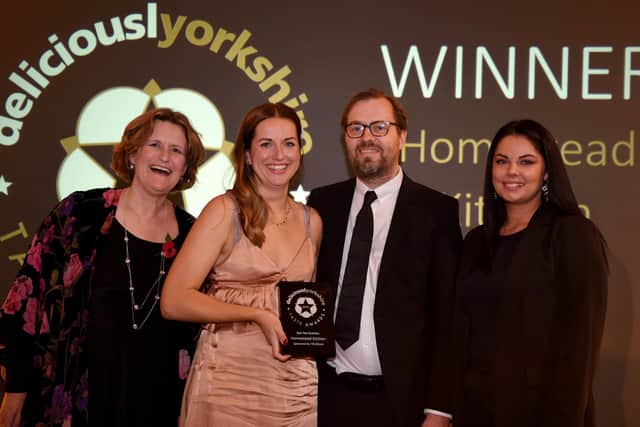 Homestead Kitchen win Best New Business at the Deliciously Yorkshire Awards.